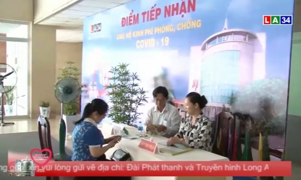Long An: Các đơn vị quyên góp, ủng hộ kinh phí phòng chống Covid-19