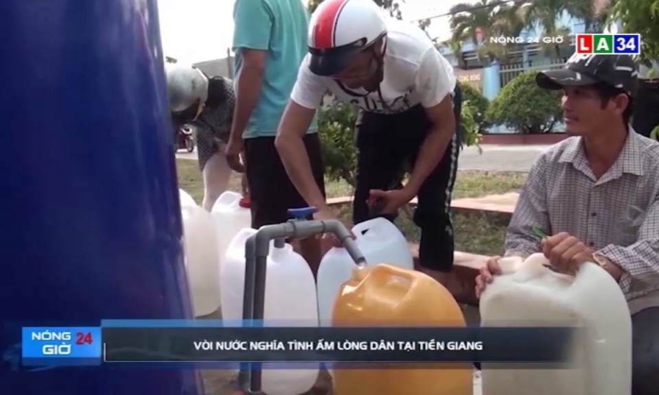 Vòi nước nghĩa tình ấm lòng dân tại Tiền Giang