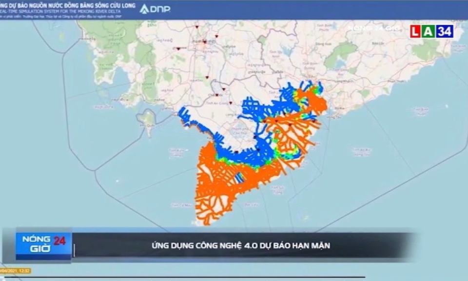 Ứng dụng công nghệ 4.0 dự báo hạn mặn