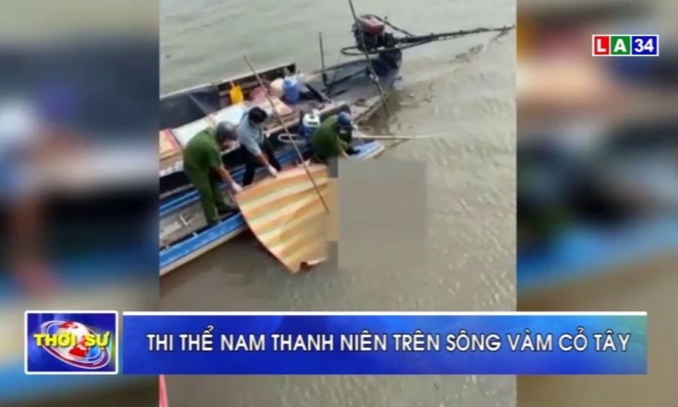 Thi thể nam thanh niên trên sông Vàm Cỏ Tây