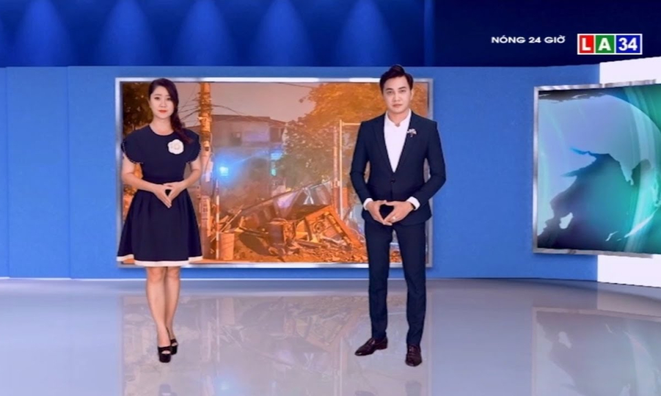 Kinh hoàng khoảnh khắc ngôi nhà 3 tầng bất ngờ đổ sập trong đêm