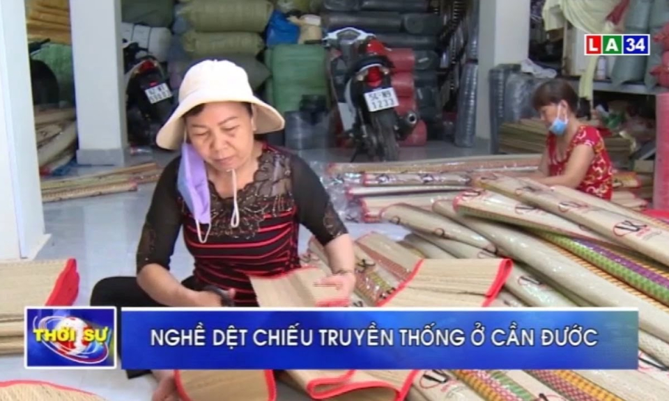 Nghề dệt chiếu truyền thống ở Cần Đước
