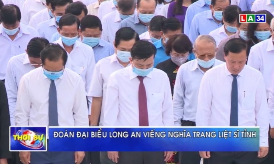Viếng Nghĩa trang liệt sĩ tỉnh nhân kỷ niệm 46 năm Ngày giải phóng miền Nam, thống nhất đất nước