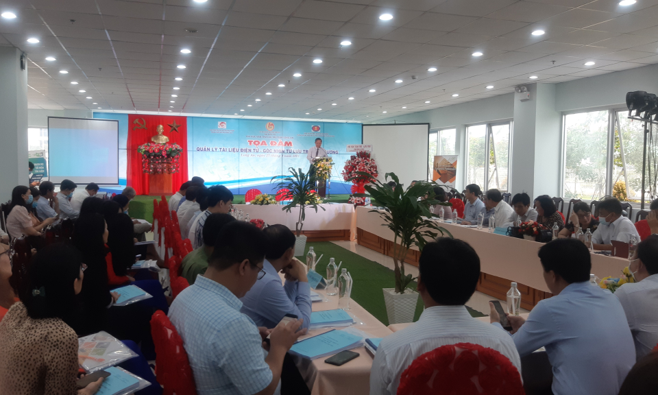 Tọa đàm khoa học ‘Quản lý tài liệu điện tử &#8211; góc nhìn từ lưu trữ địa phương’