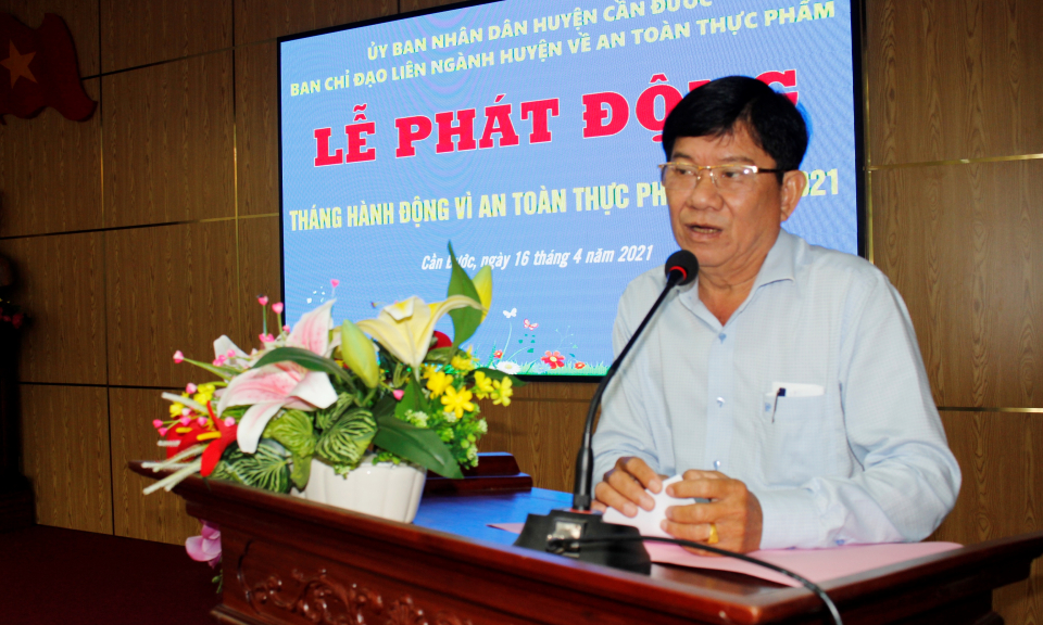 Cần Đước: Phát động Tháng hành động An toàn thực phẩm
