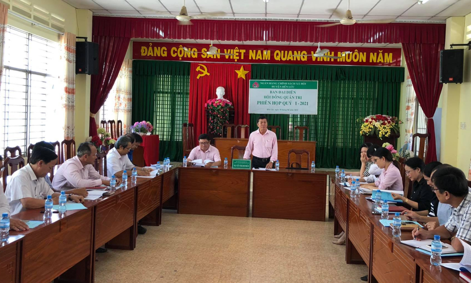 Bến Lức: Doanh số cho vay của Ngân hàng CSXH quý 1 đạt gần 28.800 triệu đồng