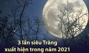 Sắp xuất hiện siêu Trăng đầu tiên trong năm 2021