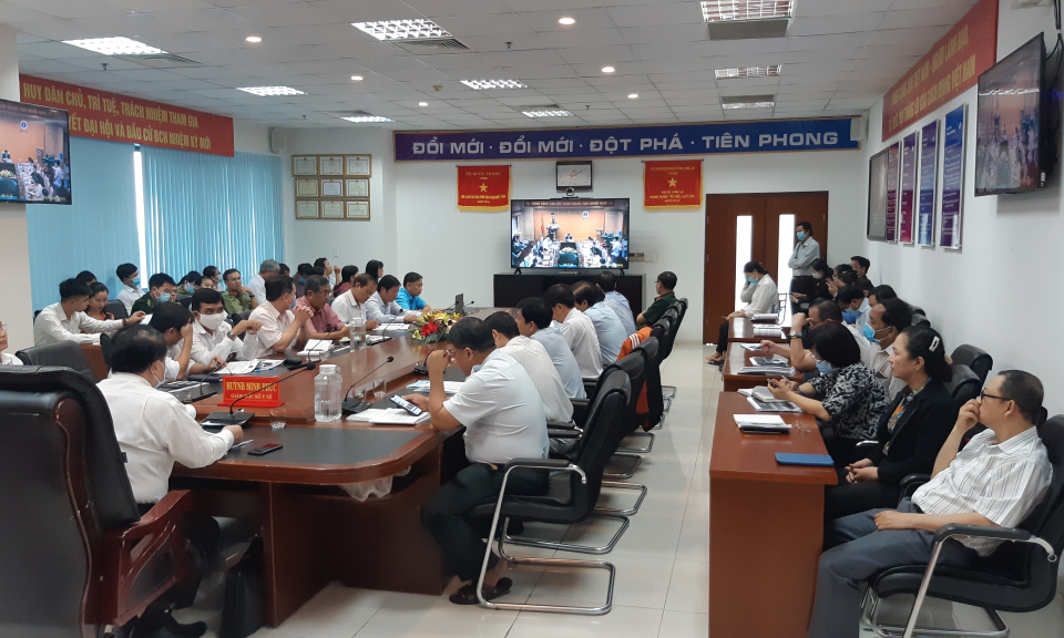 Hội nghị trực tuyến về tăng cường công tác phòng chống dịch Covid – 19
