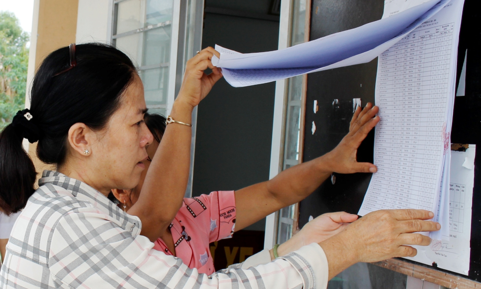 Cần Đước có trên 151 ngàn cử tri tham gia bầu cử