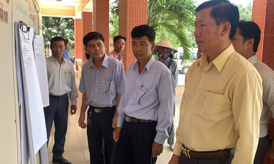 Tân Hưng: Kiểm tra công tác bầu cử ĐB.QH và ĐB.HĐND các cấp nhiệm kỳ 2021 – 2026