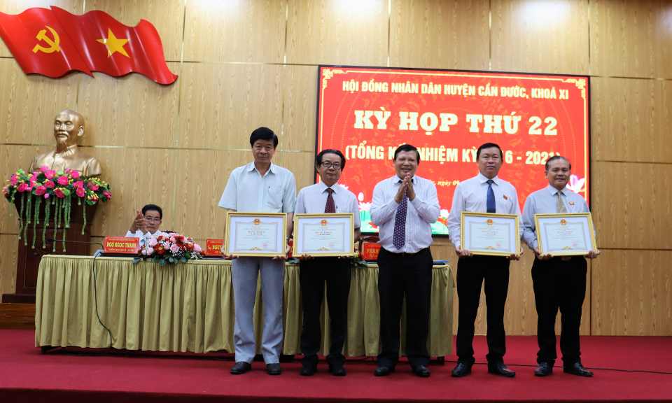 HĐND huyện Cần Đước tổ chức kỳ họp thứ 22 tổng kết nhiệm kỳ 2016-2021
