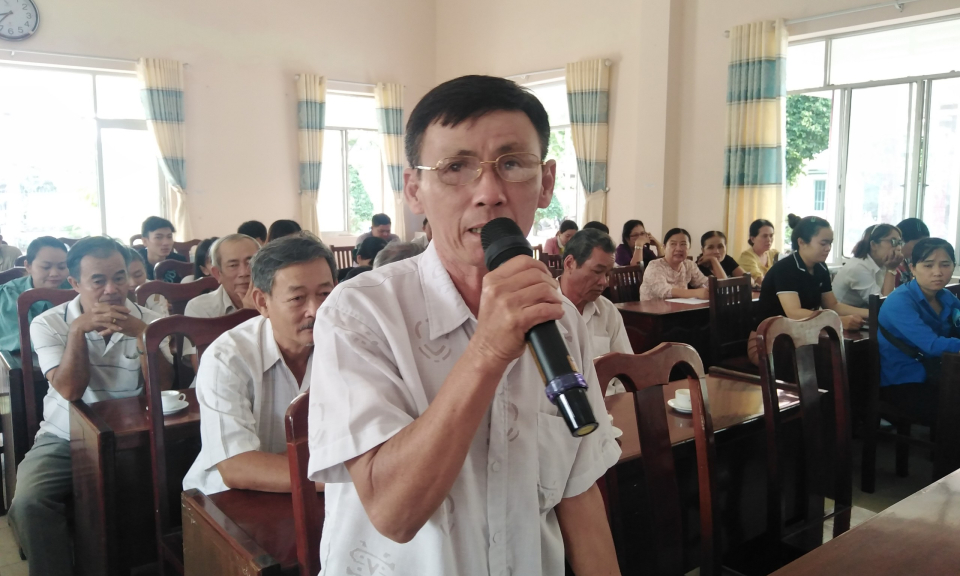 Đức Hòa: Lấy ý kiến nhận xét và tín nhiệm của cử tri nơi cư trú