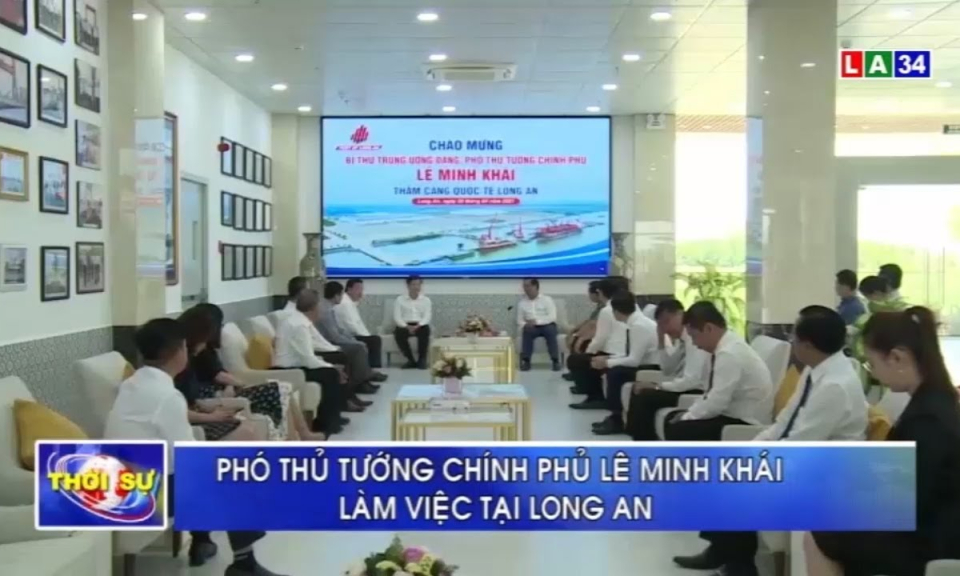 Phó Thủ tướng Chính phủ Lê Minh Khái làm việc tại Long An