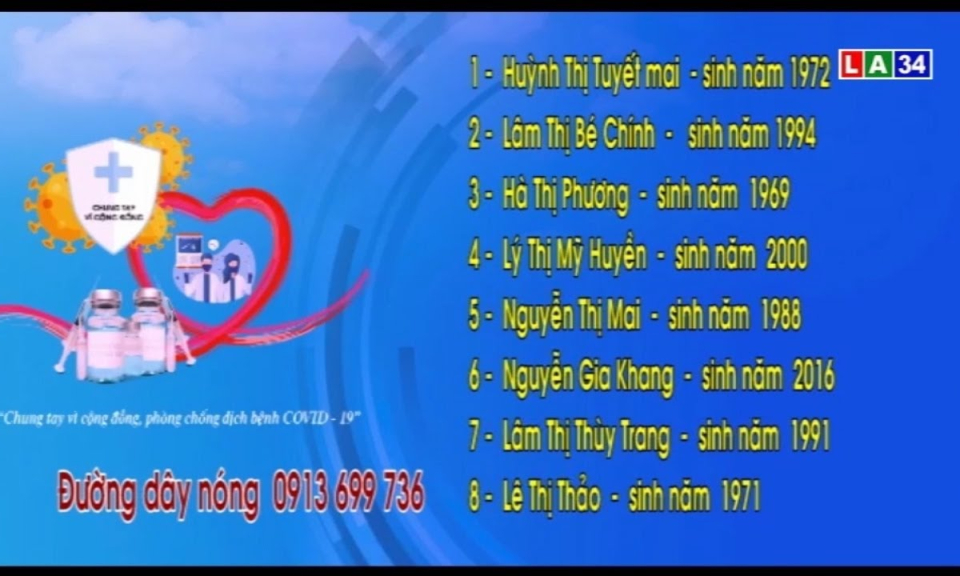 Long An: Khẩn cấp tìm 16 người liên quan đến bệnh nhân 2910 mắc Covid-19
