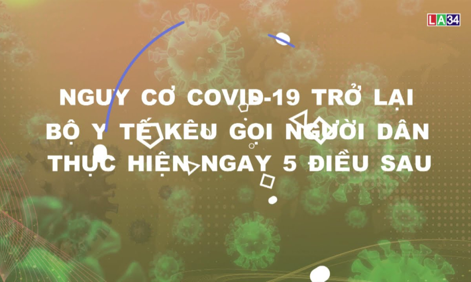 Bộ Y tế: 5 điều cần làm ngay để phòng chống dịch Covid-19