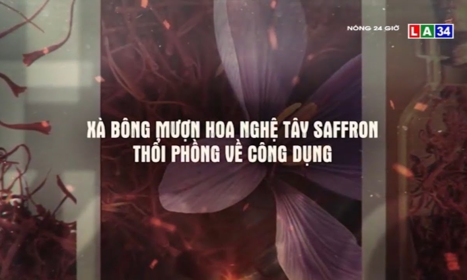 Xà phòng mượn hoa nghệ tây saffron thổi phòng về công dụng