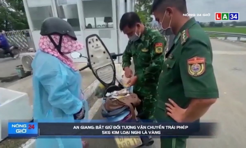 An Giang: Bắt giữ đối tượng vận chuyển trái phép 5kg kim loại nghi là vàng