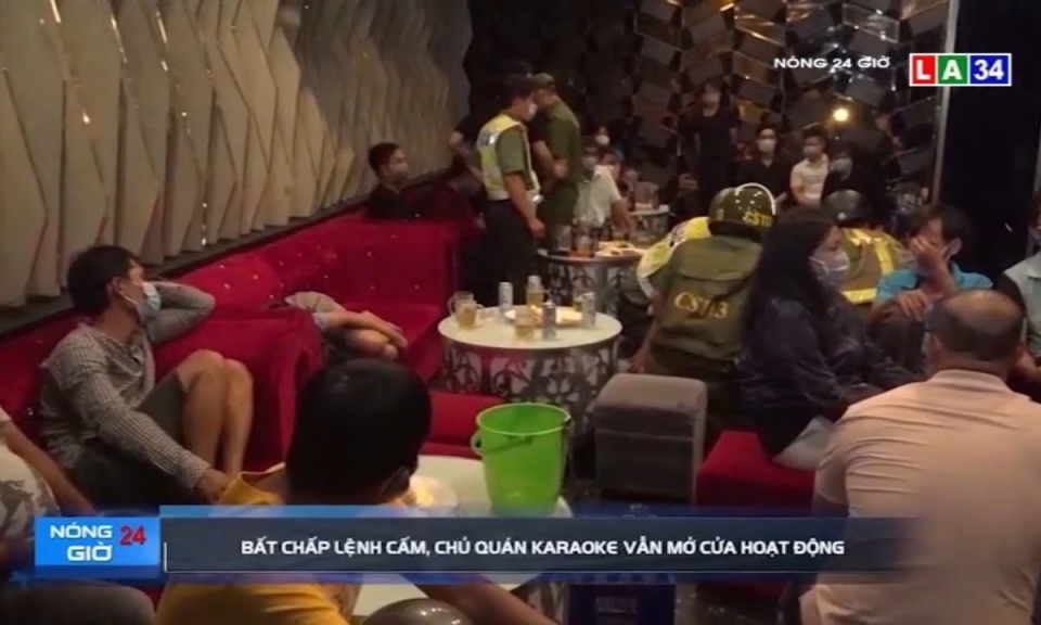 Bất chấp lệnh cấm, chủ quán karaoke vẫn mở cửa hoạt động