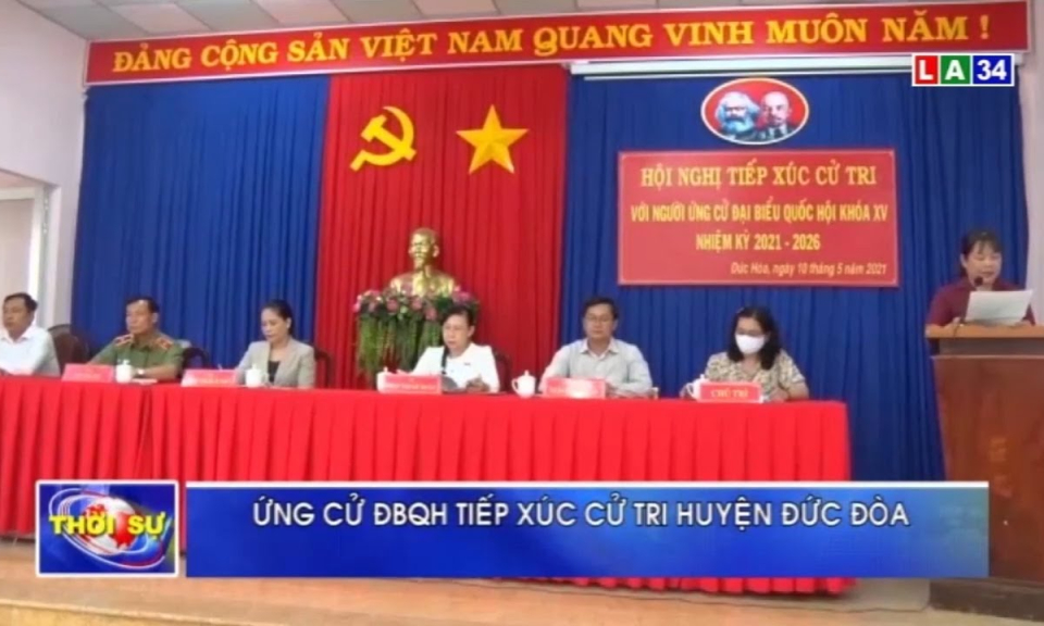 Ứng cử viên ĐBQH lắng nghe nguyện vọng của cử tri các địa phương