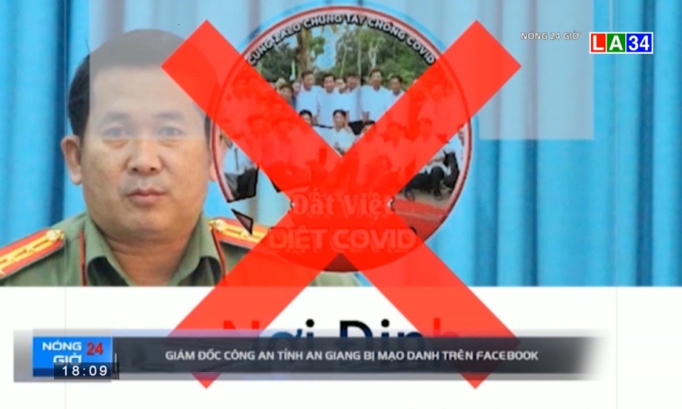 Giám đốc Công an tỉnh An Giang bị mạo danh trên Facebook
