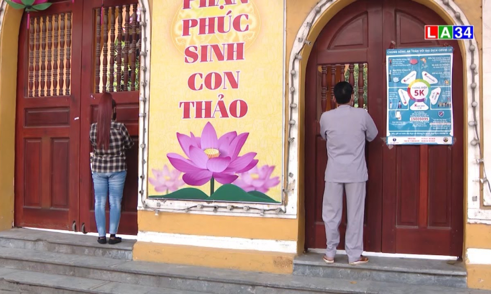 Tạm dừng các sinh hoạt tín ngưỡng, tôn giáo tập trung