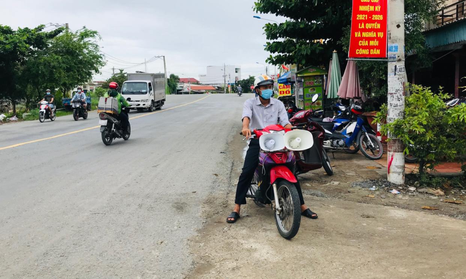 Bến Lức: Tiếp tục nâng cao ý thức phòng chống dịch Covid-19 trong cộng đồng