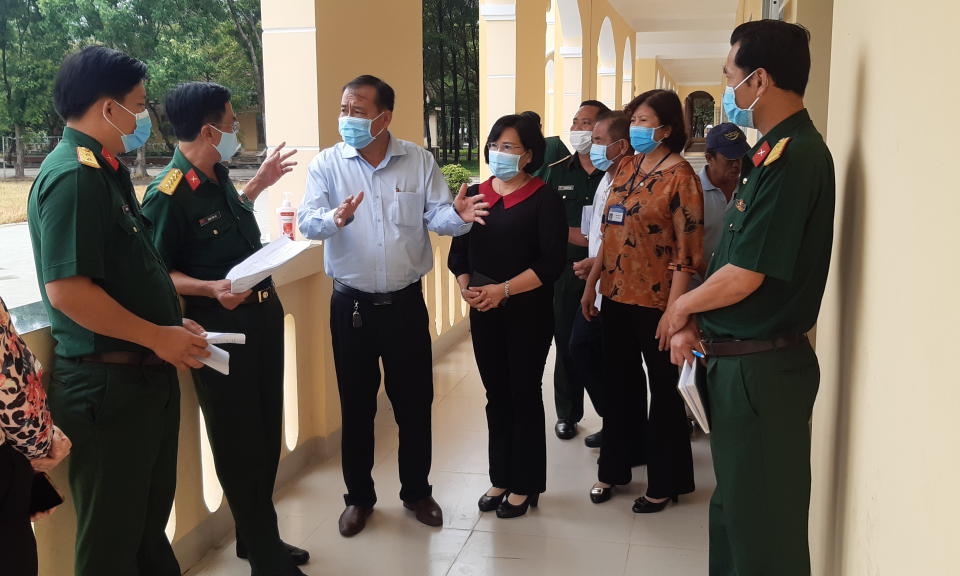 Châu Thành: Đoàn công tác tỉnh Long An khảo sát các địa điểm dự kiến sử dụng làm khu cách ly tập trung phòng chống dịch Covid-19 tại huyện Châu Thành