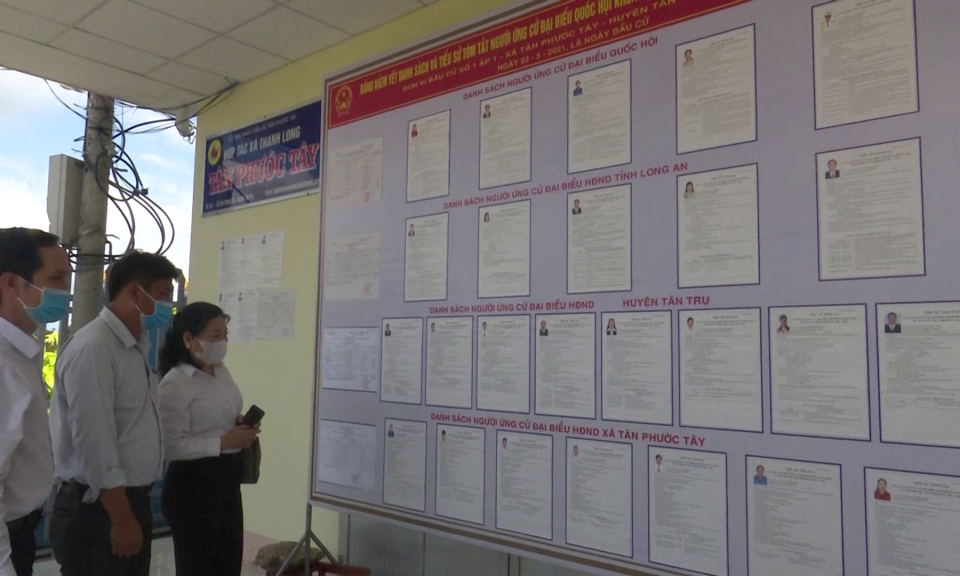 Tân Trụ tập trung tổng lực chuẩn bị cho ngày bầu cử 23/5