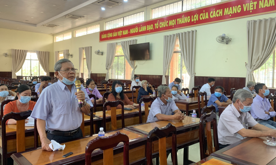 Tân Hưng: Nhiều nguyện vọng của cử tri gửi đến ứng cử viên đại biểu HĐND tỉnh
