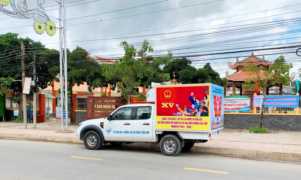 Ủy ban bầu cử huyện Cần Đước hội nghị kiểm tra công tác chuẩn bị bầu cử