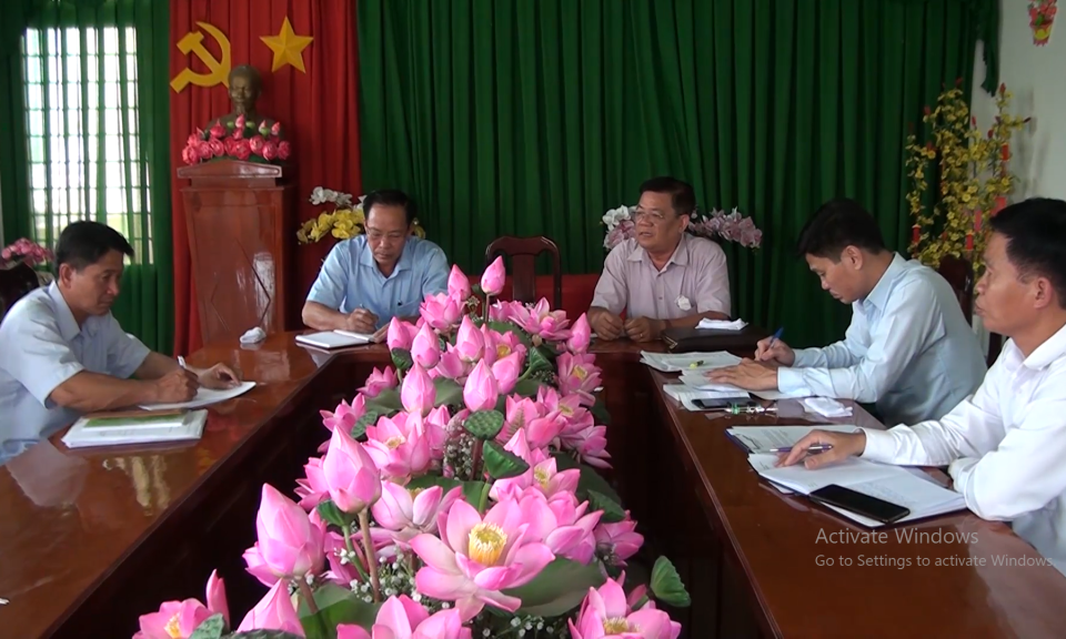 Tân Hưng: Kiểm tra việc tiếp nhận giải quyết đơn thư khiếu nại, tố cáo về công tác bầu cử