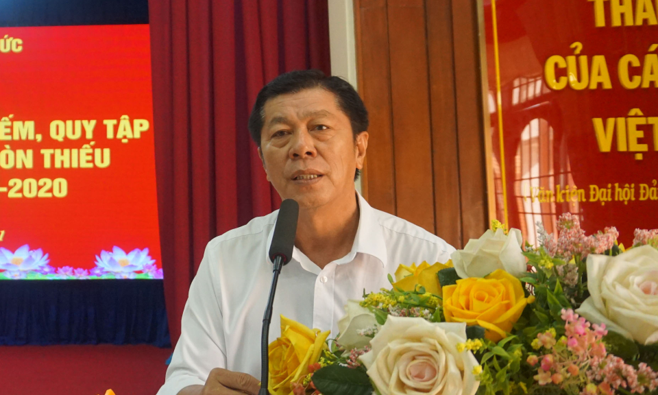 Bến Lức: Tổng kết Đề án tìm kiếm, quy tập hài cốt liệt sĩ