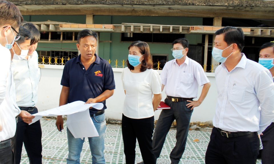 Cần Đước: Khảo sát thông qua thiết kế xây dựng trường Tiểu học Long Trạch