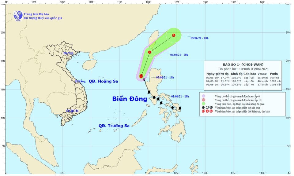 Theo dõi chặt chẽ, chủ động ứng phó với diễn biến bão số 1 và mưa lớn