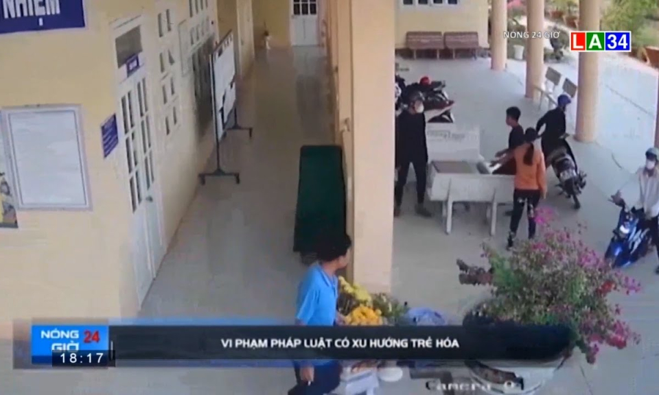 Vi phạm pháp luật có xu hướng trẻ hóa