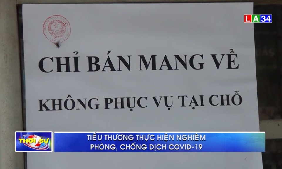 Long An: Tiểu thương thực hiện nghiêm phòng, chống Covid-19
