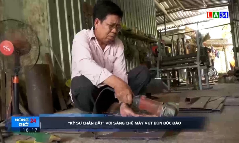 &#8220;Kỹ sữ lớp 2&#8221; sáng chế máy vét bùn độc đáo