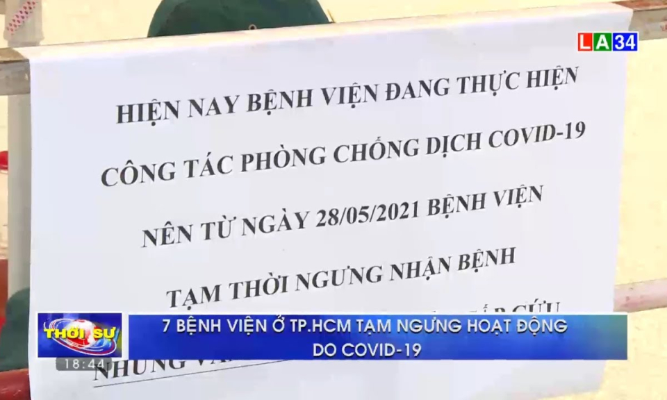 7 bệnh viện ở TP.HCM tạm ngưng hoạt động do Covid-19