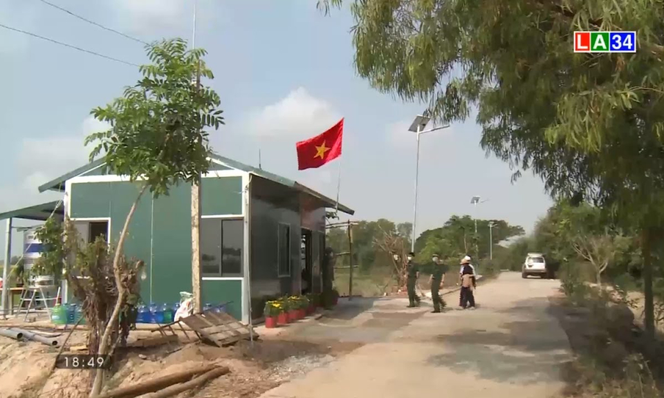 Kiên cố hóa chốt phòng, chống dịch Covid-19 trên tuyến biên giới