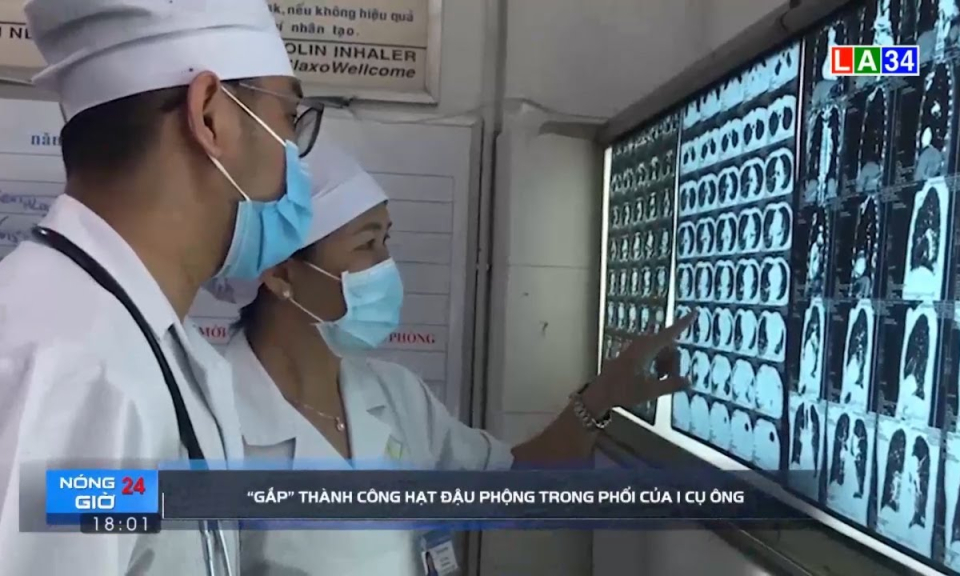 &#8220;Gấp&#8221; thành công hạt đậu phộng trong phổi của cụ ông