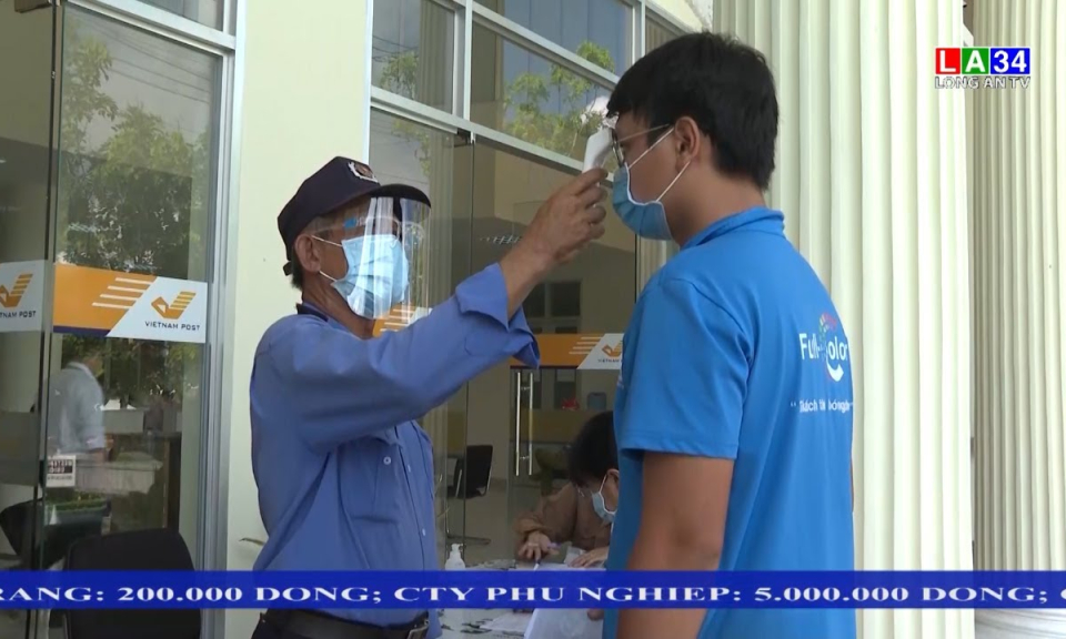 Long An: Đảm bảo phòng chống dịch tại bưu điện
