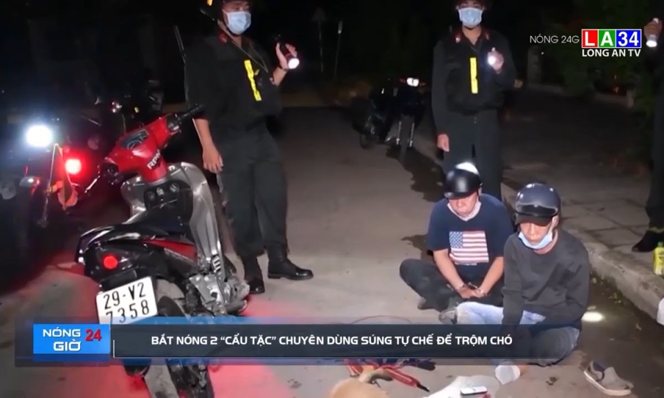 Bắt nóng 2 &#8220;cẩu tặc&#8221; chuyên dùng súng tự chế để trộm chó