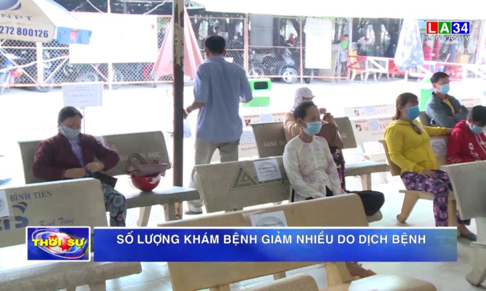 Số lượng khám bệnh giảm nhiều do dịch bệnh