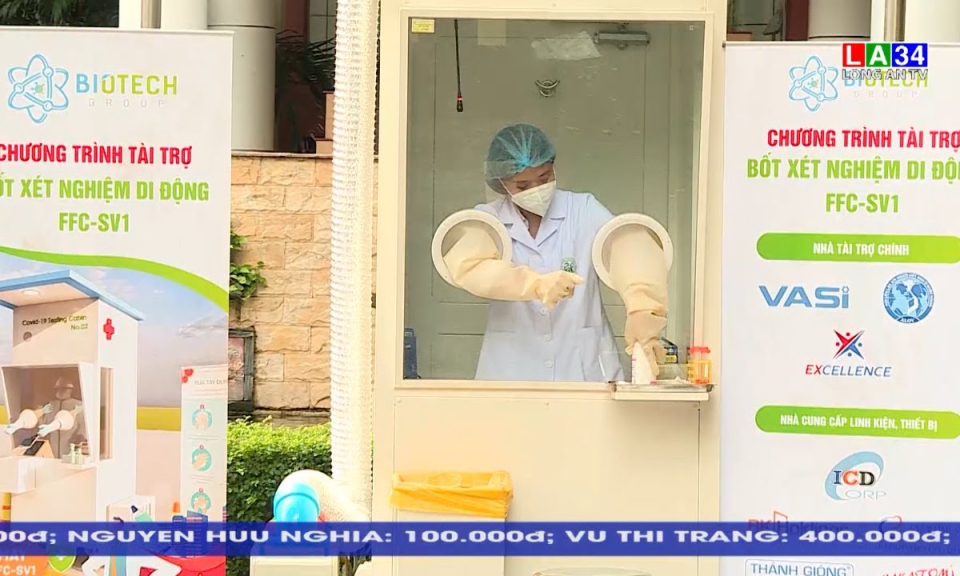 Bốt lấy mẫu xét nghiệm di động &#8220;made in Việt Nam&#8221;
