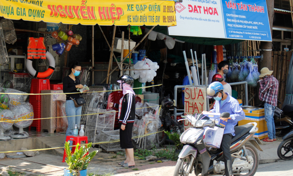 Cần Đước: Thực hiện nghiêm Qui định trong công tác phòng dịch Covid -19