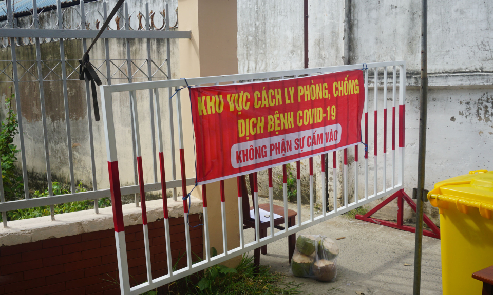 Bến Lức: Khoanh vùng, cách ly y tế khu vực nhà trọ có ca nghi mắc Covid-19