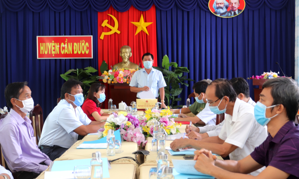 Cần Đước: Tập trung kỳ thi tốt nghiệp Trung học phổ thông năm 2021