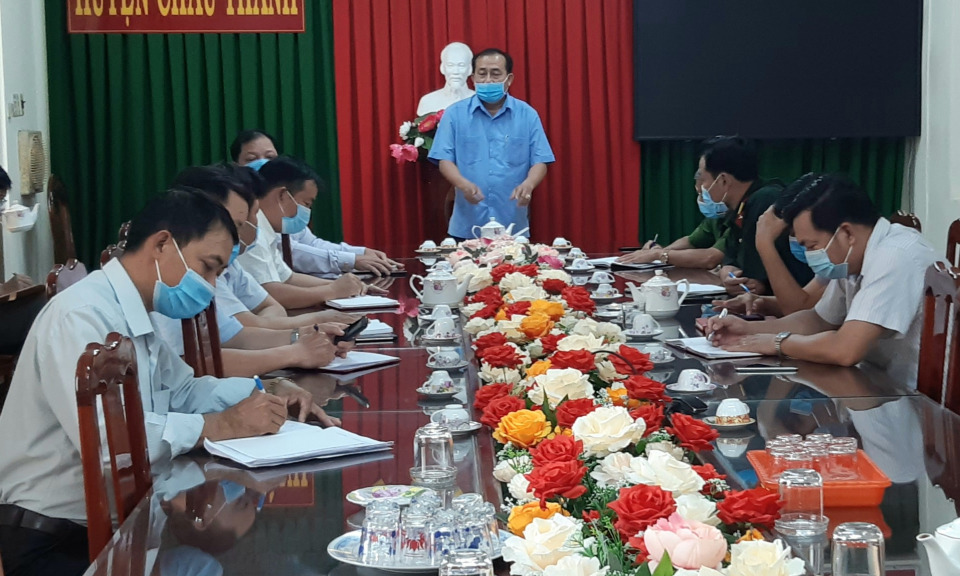 Châu Thành: Lập chốt kiểm phòng chống dịch Covid-19 trên địa bàn giáp ranh tỉnh Tiền Giang