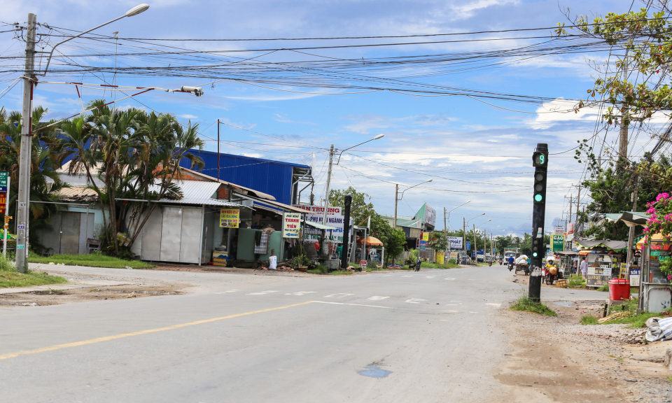 Tuyến Quốc lộ 62 trong những ngày giãn cách xã hội