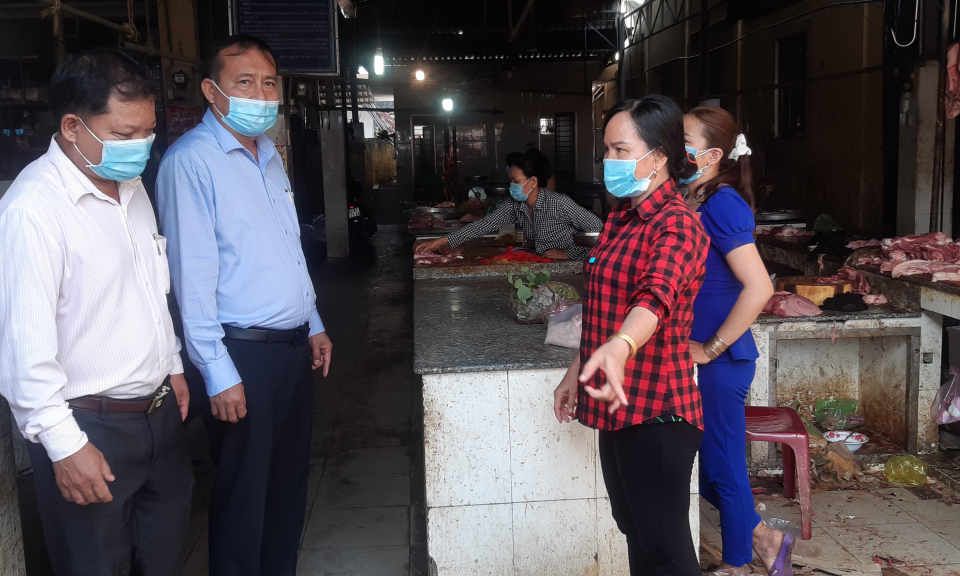 Kiểm tra công tác phòng, chống dịch bệnh Covid-19 tại Châu Thành